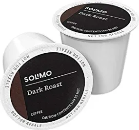 100-Count Solimo K-Cup Coffee Pods (Dark or French Roast)