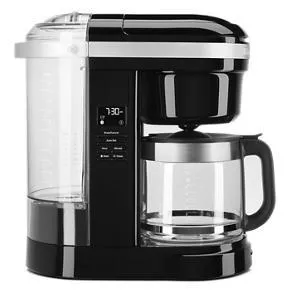 12 Cup Drip Coffee Maker With Spiral Showerhead - Onyx Black