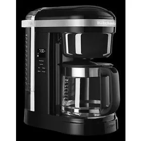 12 Cup Drip Coffee Maker With Spiral Showerhead - Onyx Black