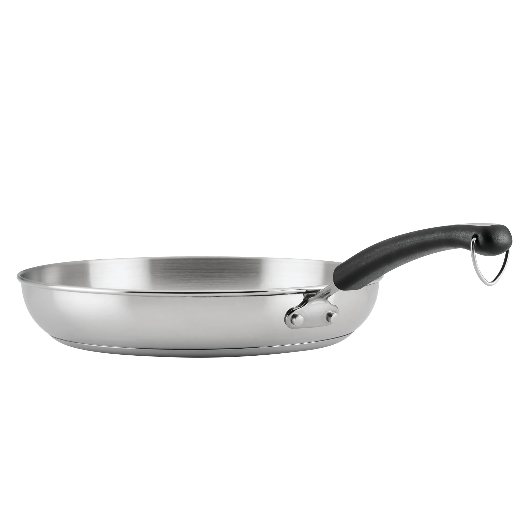 12.25-Inch Stainless Steel Frying Pan