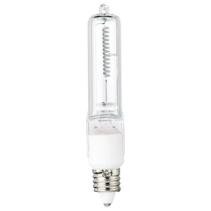 150 Watt T4 Single-Ended Halogen Clear E11 (Mini-Can) Base, 120 Volt, Card