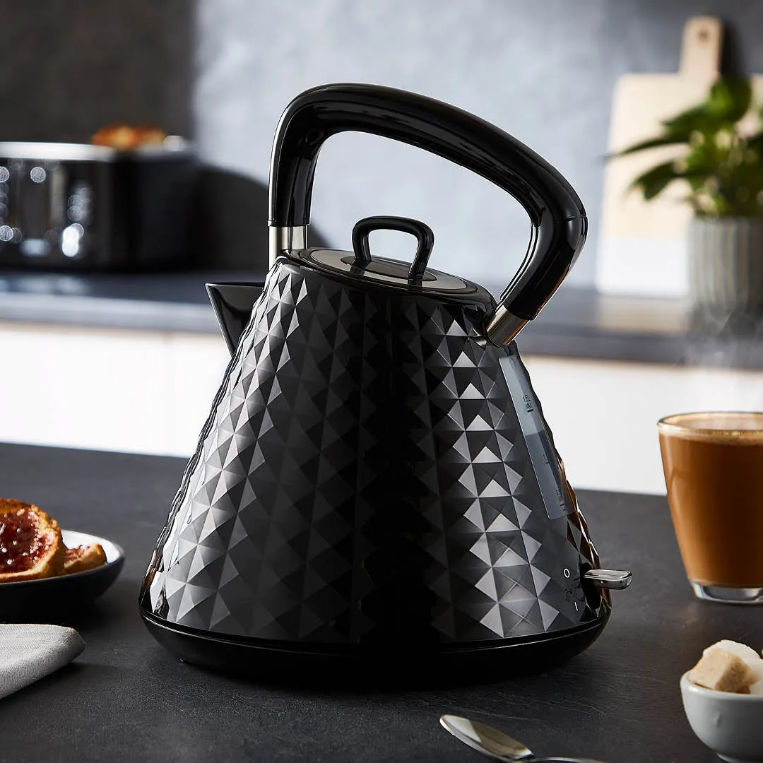 1.5L 'Argyle' Black Pyramid STRIX Rapid Boil Kettle