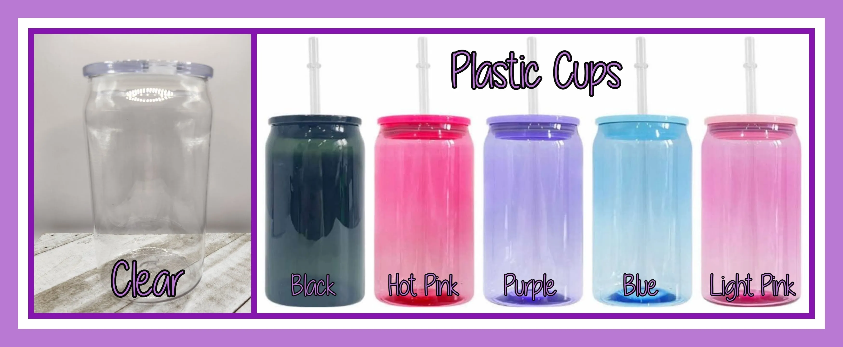 16oz Glass or Plastic Cup-Fluff This Cat SM