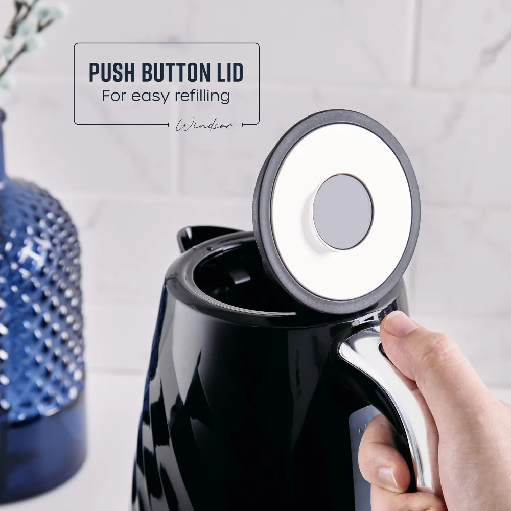 1.7 Litre Textured Windsor Kettle