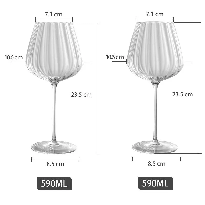 2 Pieces Elegant Champagne Glasses