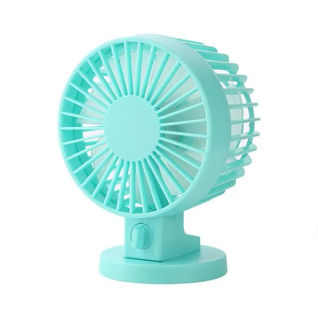 2-Speed Ultra-quiet Mini USB Desk Office Home Work Fan