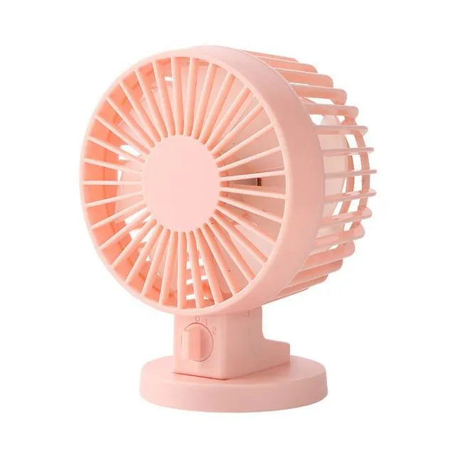 2-Speed Ultra-quiet Mini USB Desk Office Home Work Fan