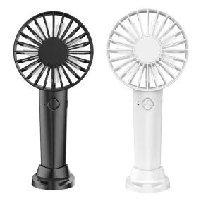 2022 USB Mini Strong Wind Handheld Fan USB Rechargeable Mini Desktop Air Cooler Outdoor Fan Cooling