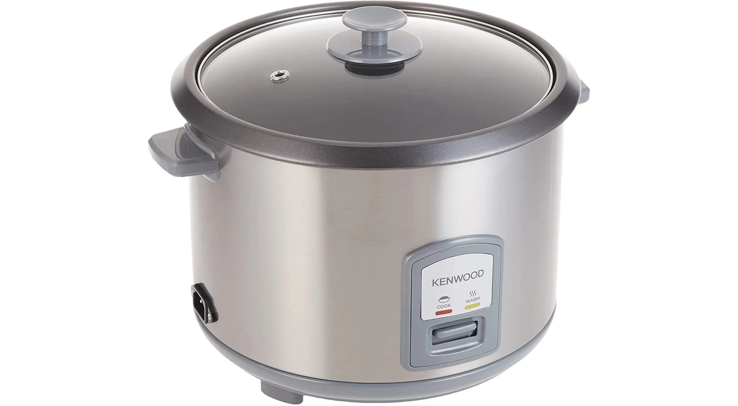 220 Volts Kenwood 2.8L Stainless Steel Rice Cooker w/Steamer Tray RCM71