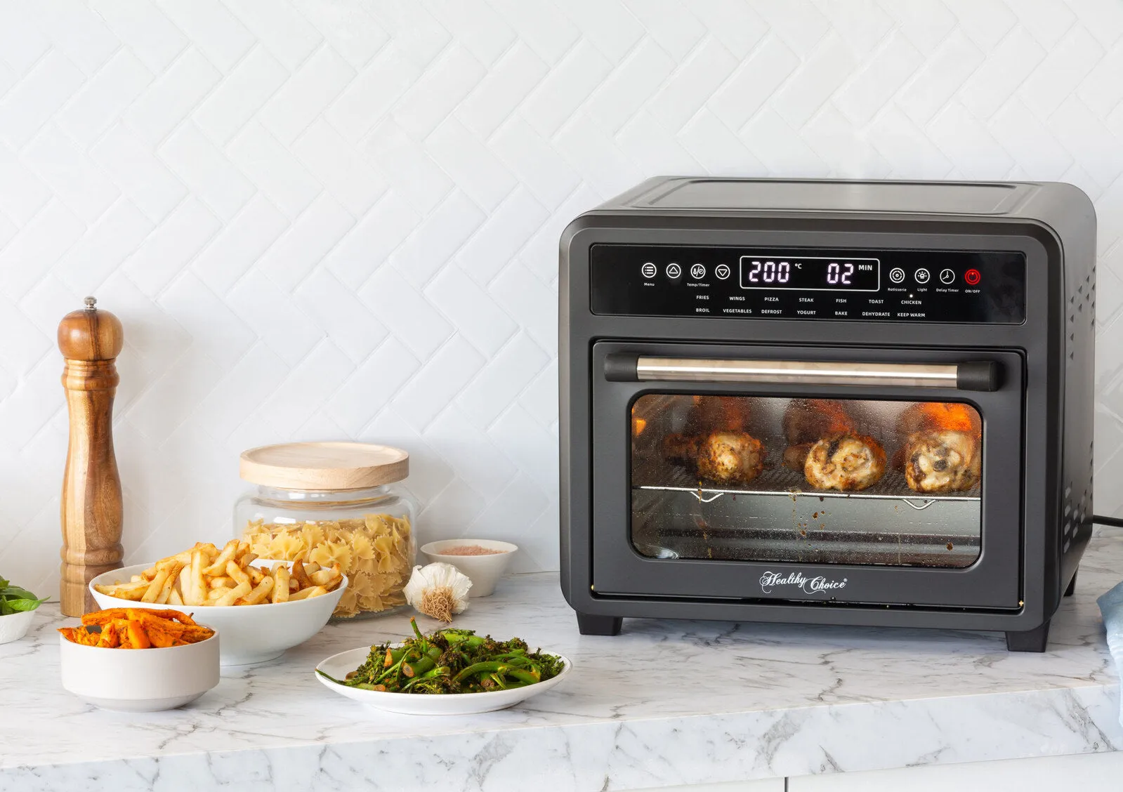 23L Digital Air Fryer Convection Oven w/ 14 Programs