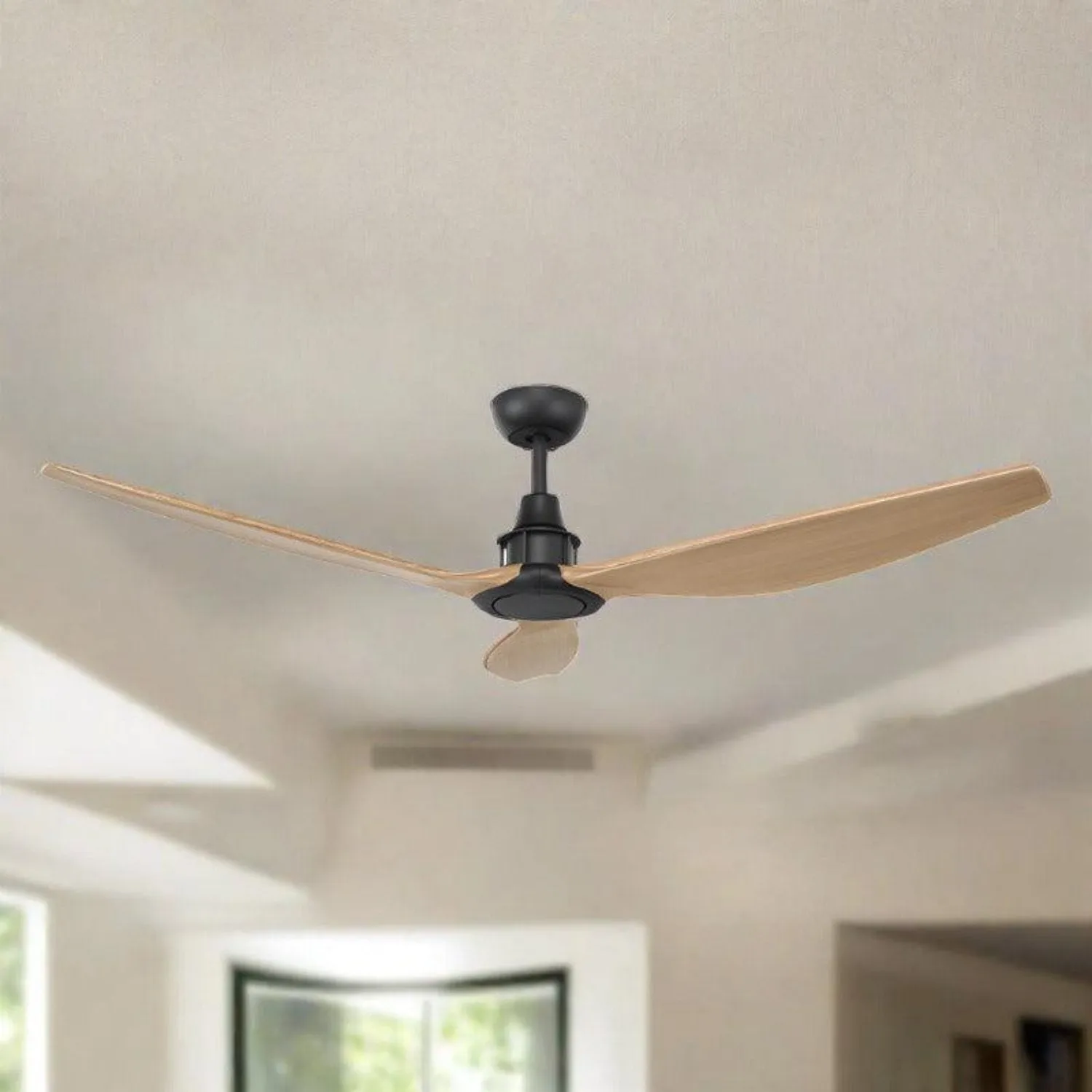 58" (1470mm) DC Ceiling Fan Available in Black, Mahogany, Maple