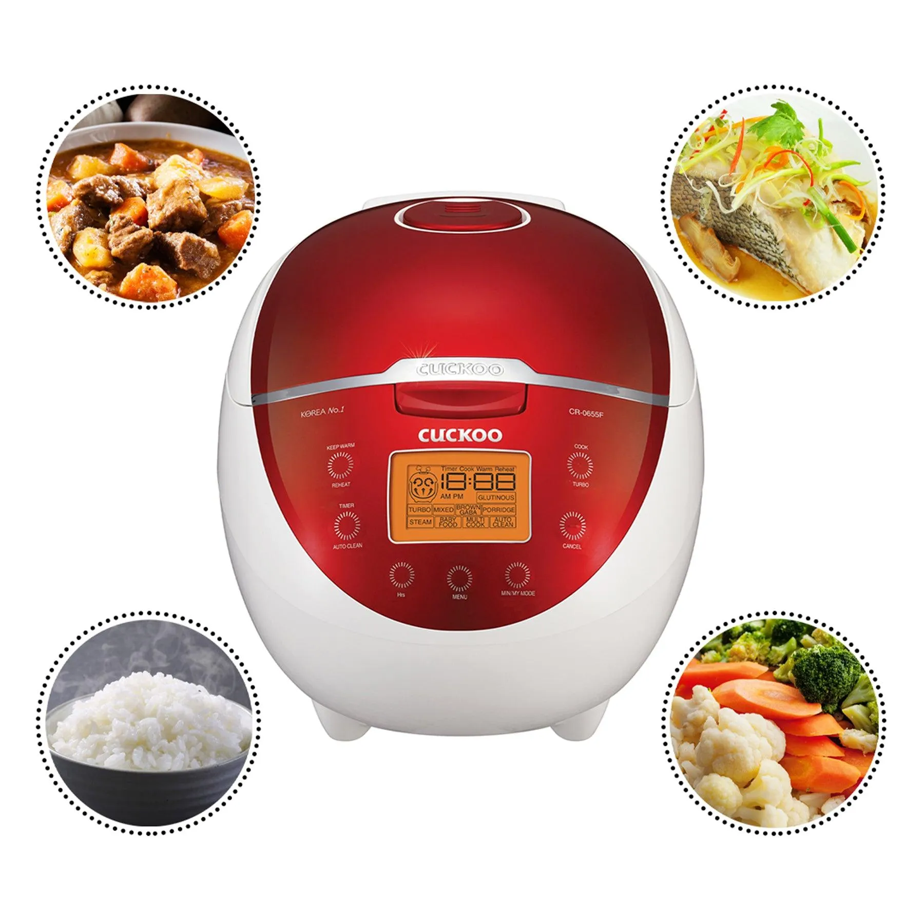 6-Cup Micom Rice Cooker (CR-0655F)