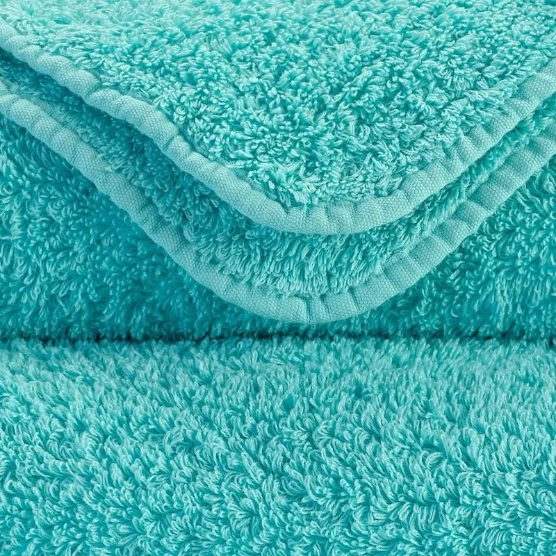 Abyss Super Pile Guest Towel 12x20 Turquoise 370