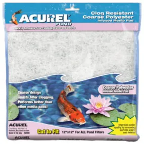 Acurel Pond Coarse Polyester Media Pad 12” x 12”