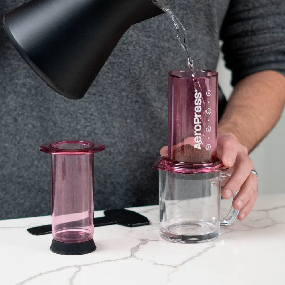 Aeropress Pink Travel brewer / Coffee Maker