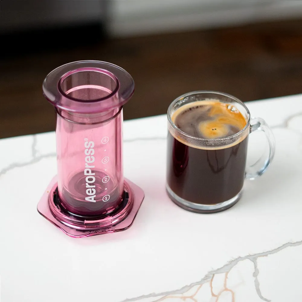 Aeropress Pink Travel brewer / Coffee Maker