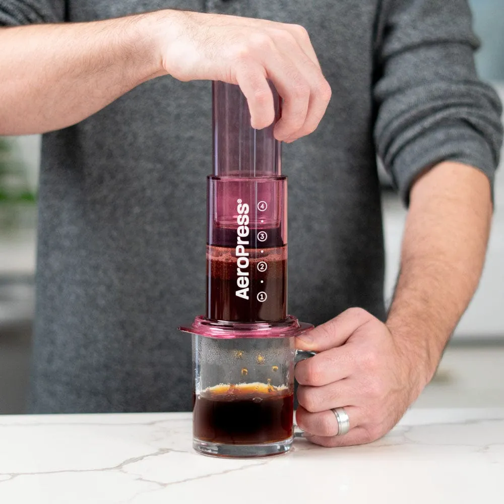 Aeropress Pink Travel brewer / Coffee Maker