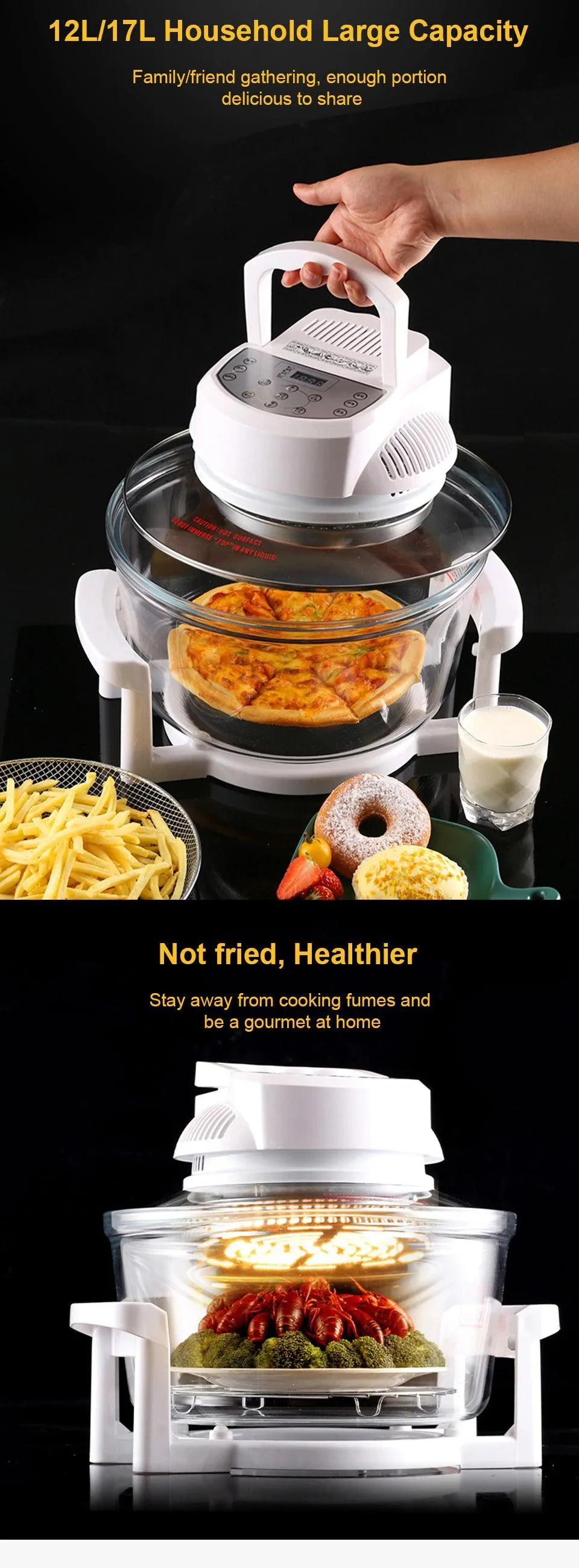 Air Fryer Oil-Free 12L   IA-9