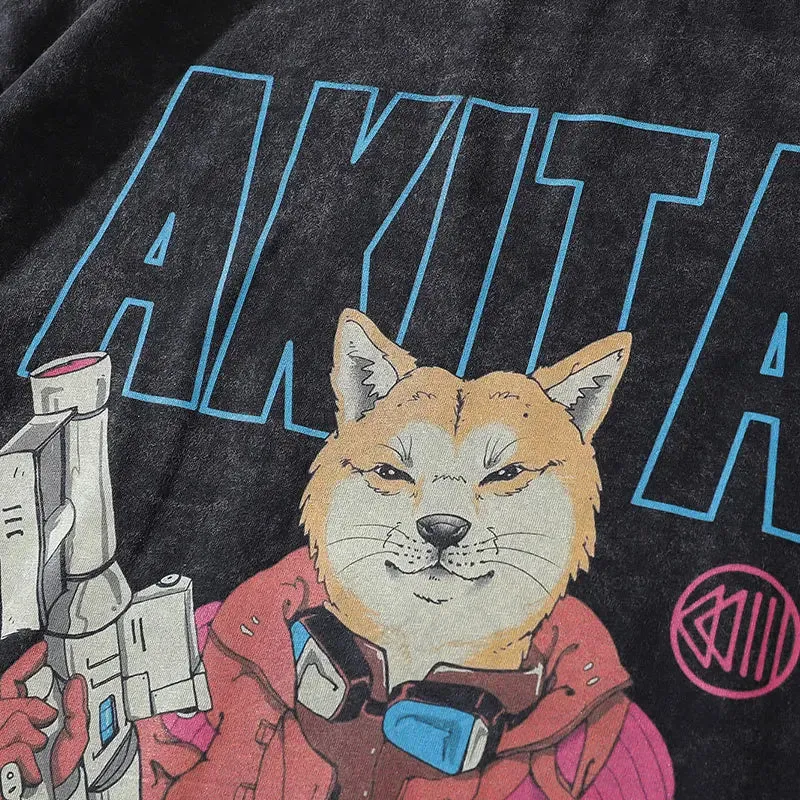 Akita Men's T-Shirt - Akira tribute tee, great for anime fans