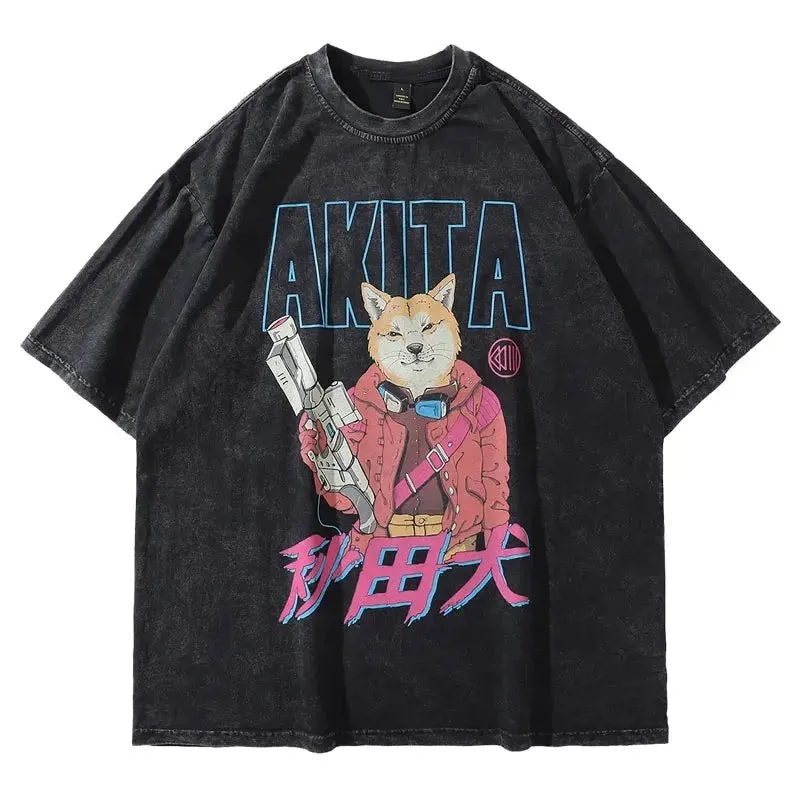 Akita Men's T-Shirt - Akira tribute tee, great for anime fans