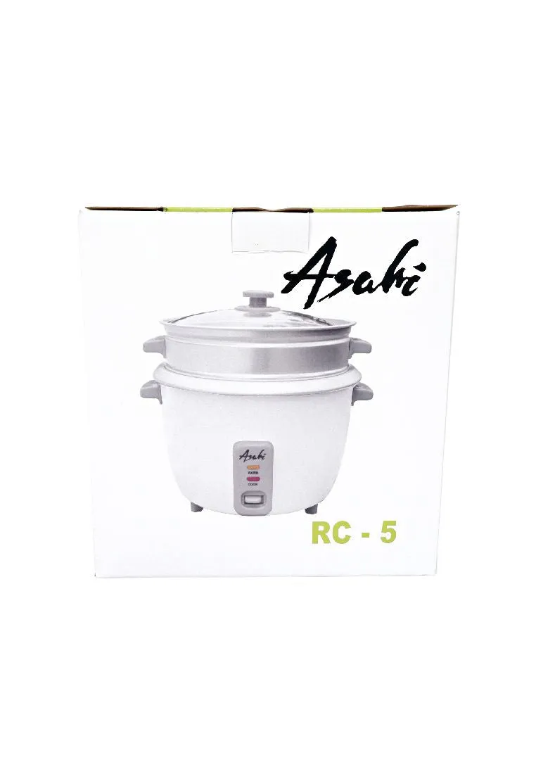 Asahi Rice Cooker 5-Cups with Steamer