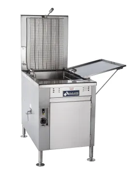 Avalon (ADF20G) 20" x 20" Donut Fryer, Natural Gas, Standing Pilot, Right Side Drain Board with Submerger