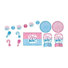 Baby Shower - Girl Or Boy? Room Decorating Kit