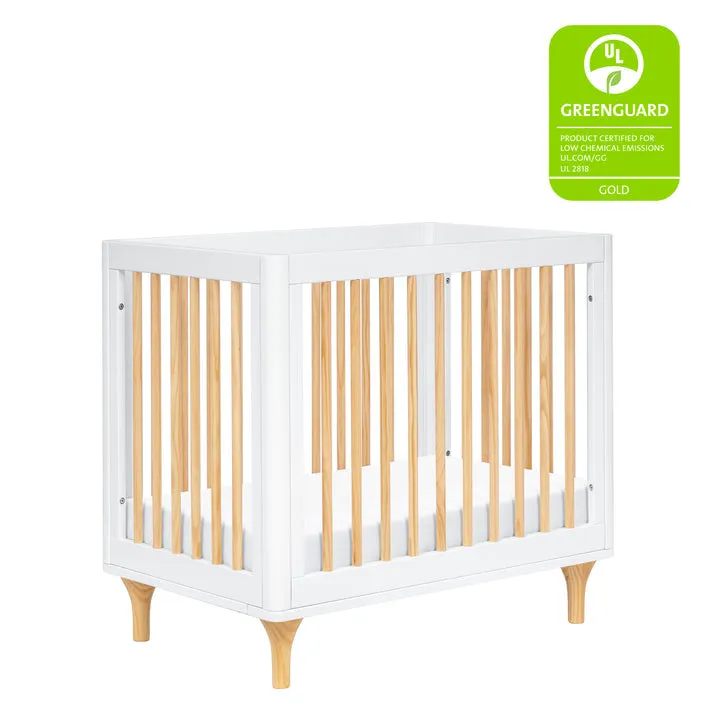 Babyletto Lolly 4-in-1 Convertible Mini Crib and Twin Bed with Toddler Bed Conversion Kit