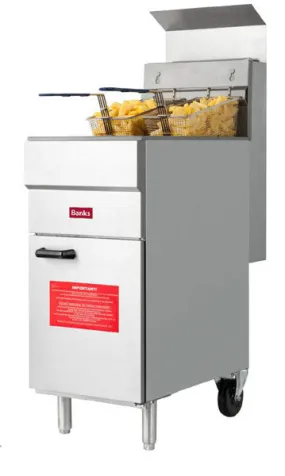 Banks GF40 Twin Basket Gas Fryer