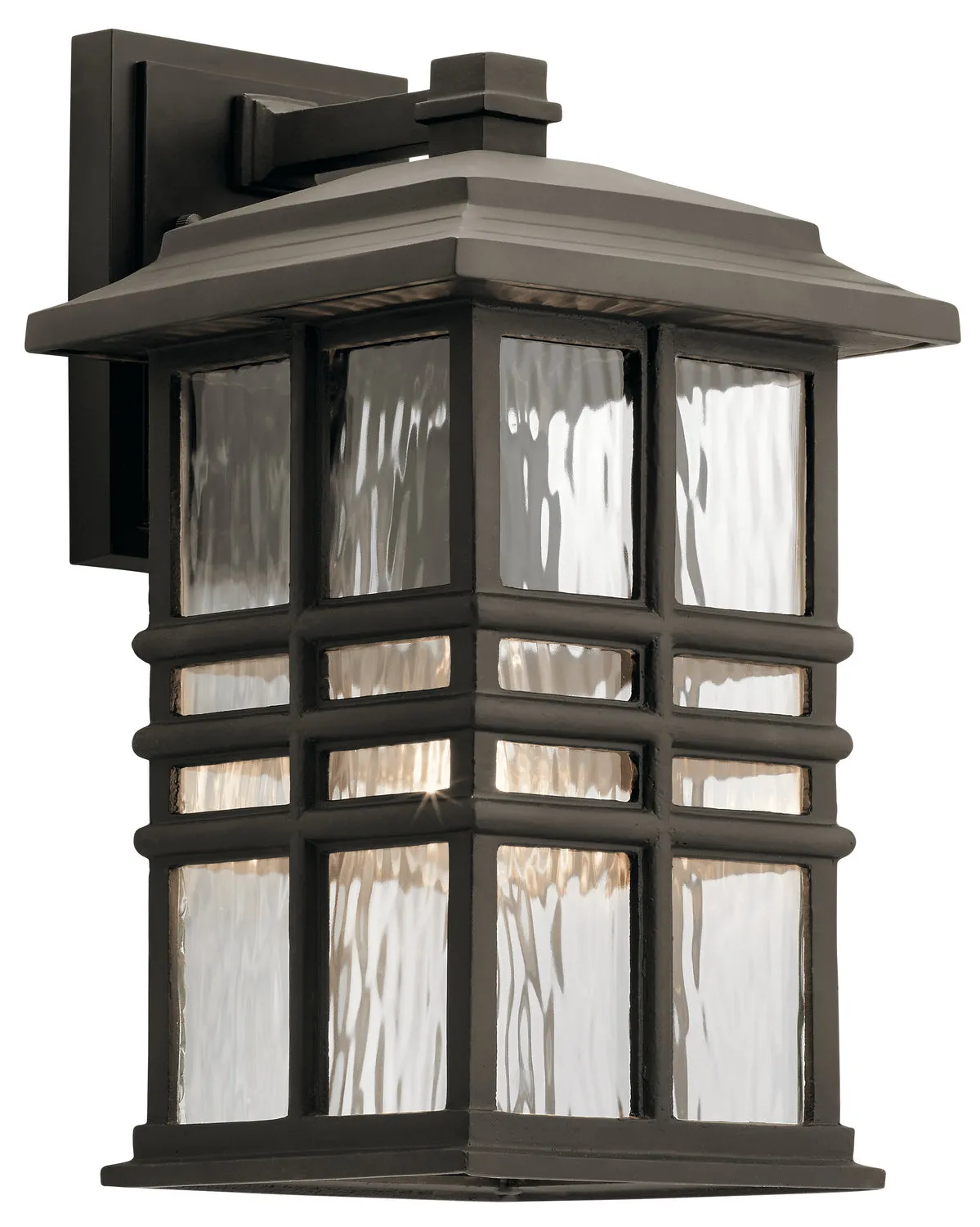 Beacon Square 1-Light Outdoor Wall Sconce, Medium