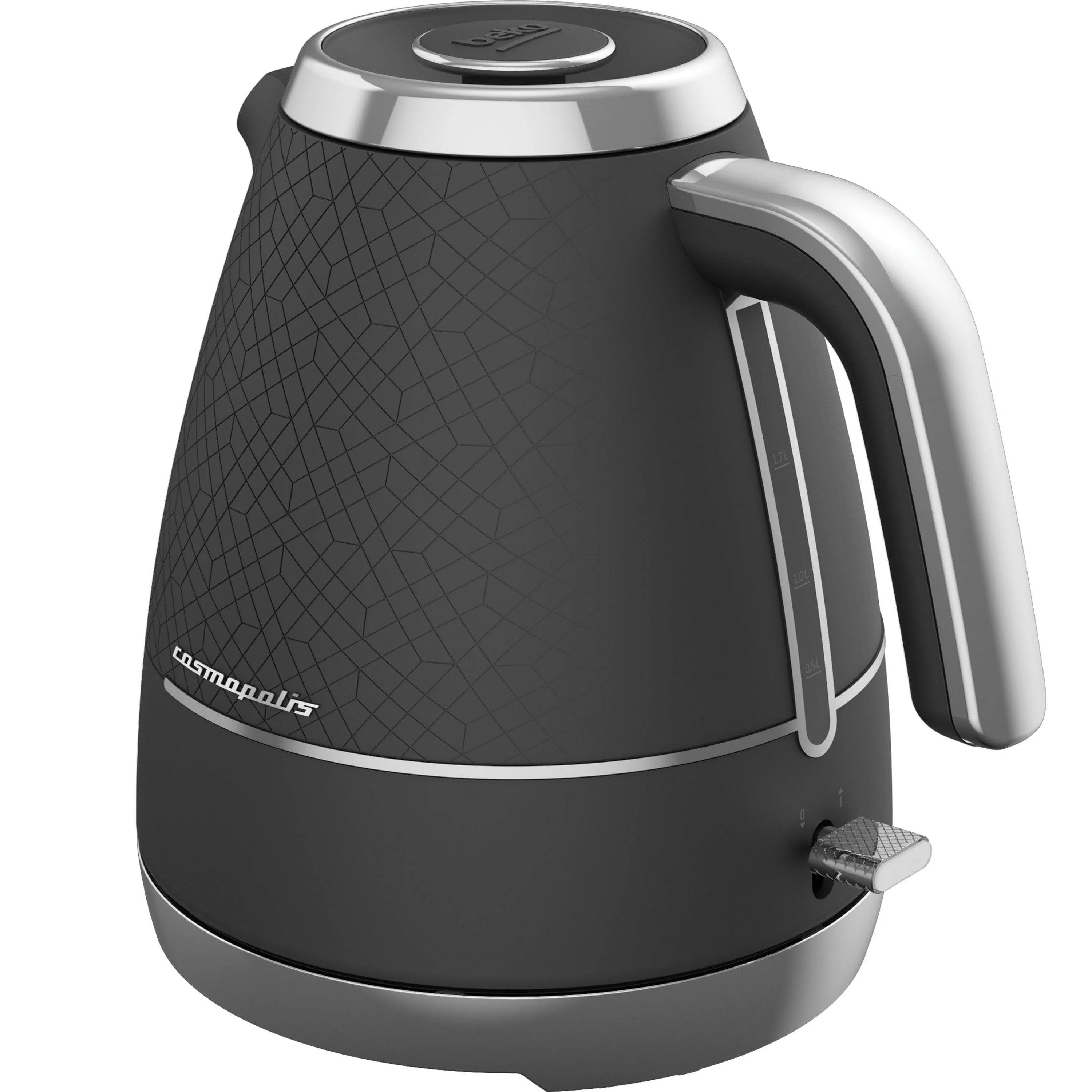 Beko Dome 1.7L Kettle - Black & Chrome