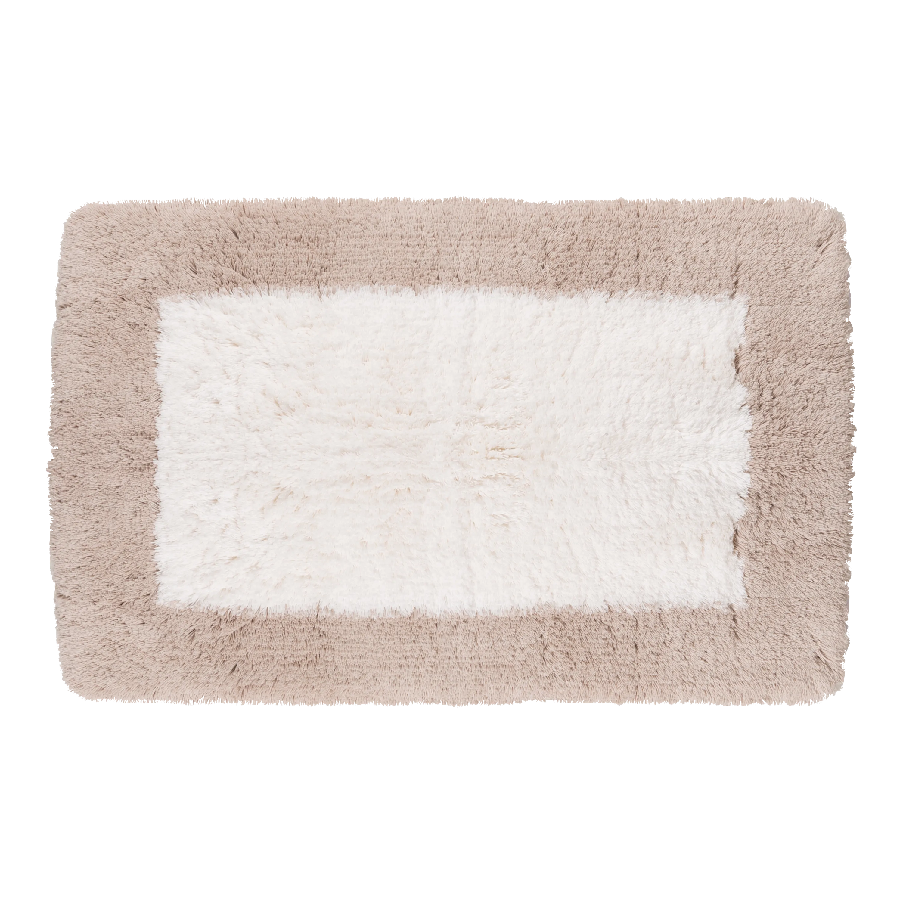 Bicolore Bath Rug Fog/Snow