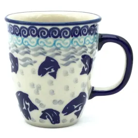 Bistro Cup 10.5 oz in Blue Fish