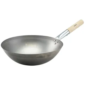 Black Iron Wok Round Base 14"/ 35.6cm pack of 1