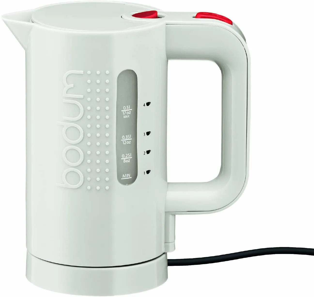 Bodum Bistro Electric Water Kettle – 17 Ounce – White