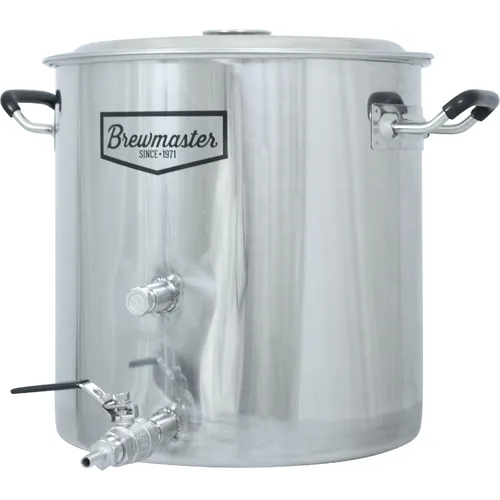 Brewmaster 8.5 Gallon Stainless Steel Kettle w/Spigot and Plug