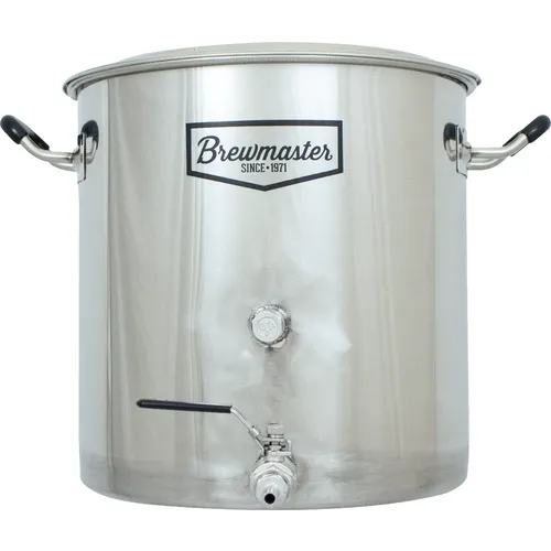 Brewmaster 8.5 Gallon Stainless Steel Kettle w/Spigot and Plug