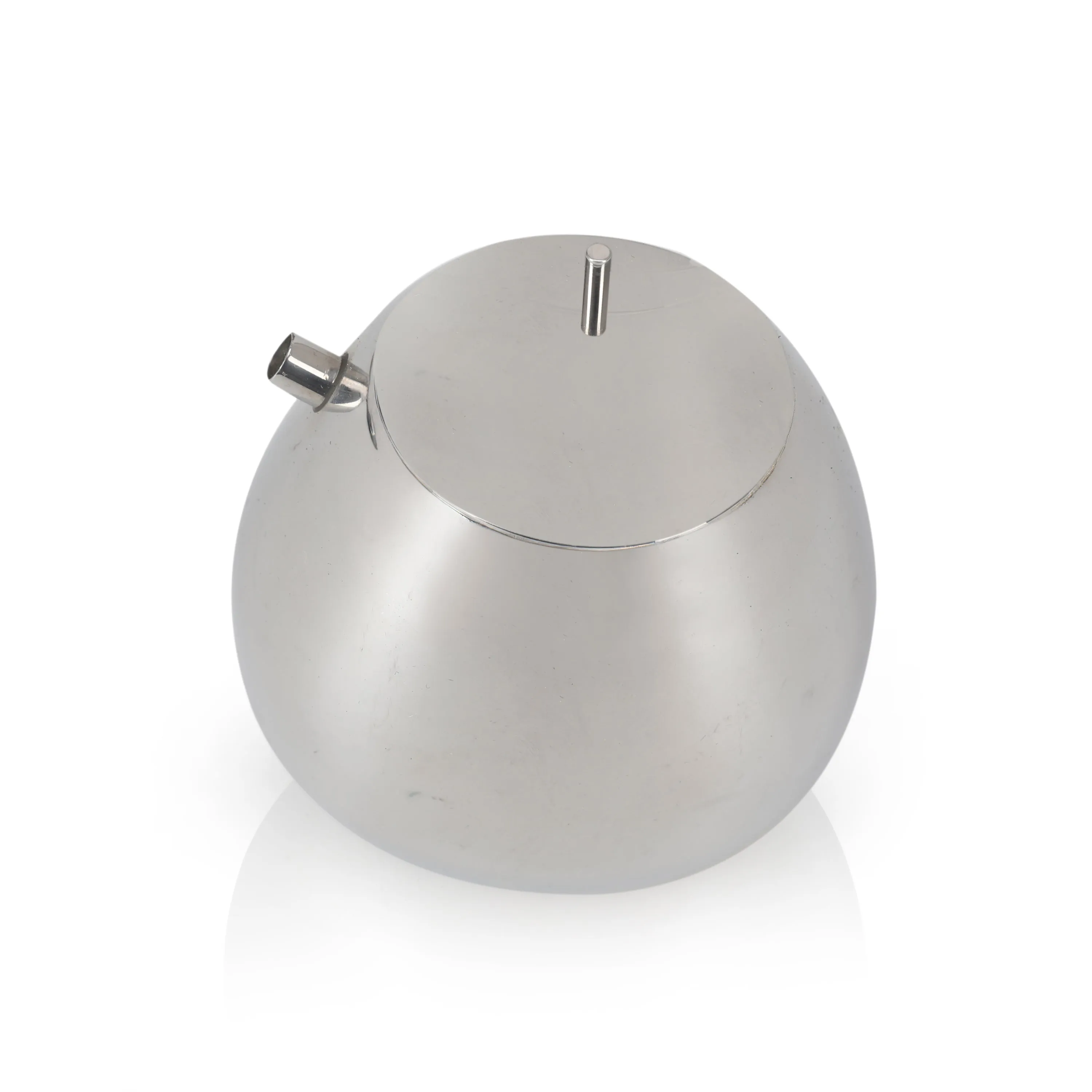 Brushed Metal Tea Kettle