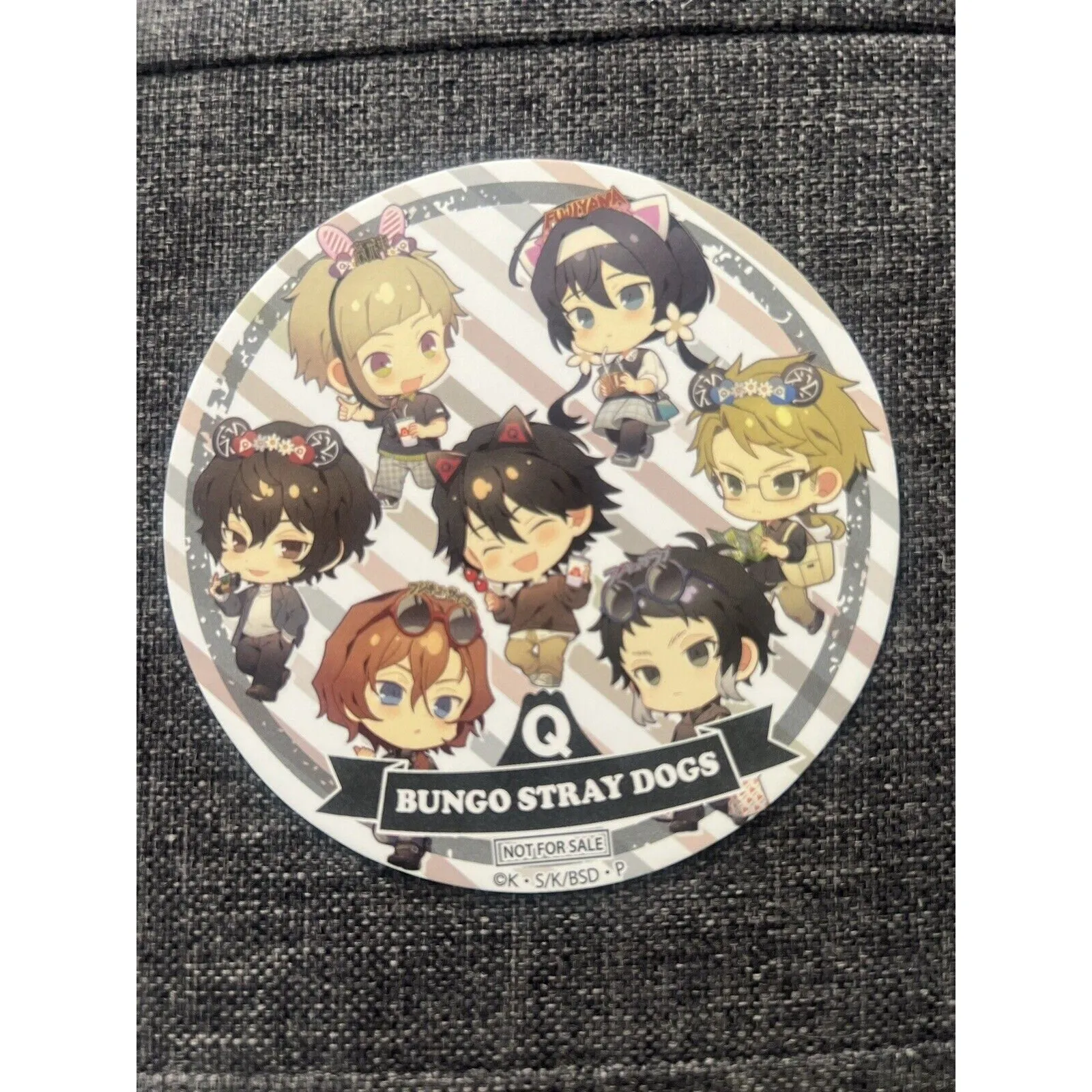 Bungo Stray Dogs Paper Coaster Fuji-Q US Seller