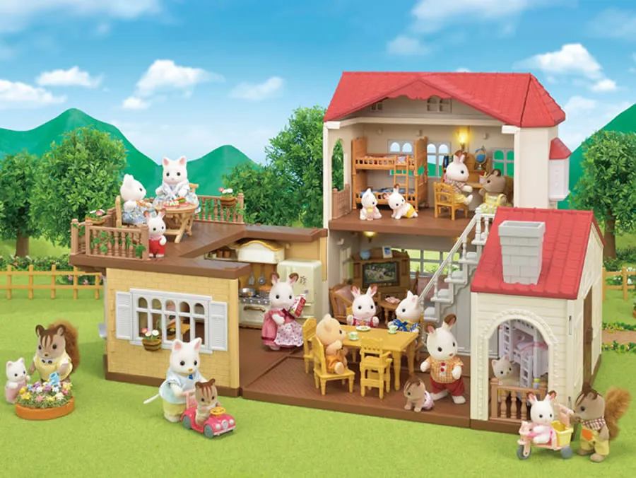 Calico Critters Red Roof Country Home Gift Set