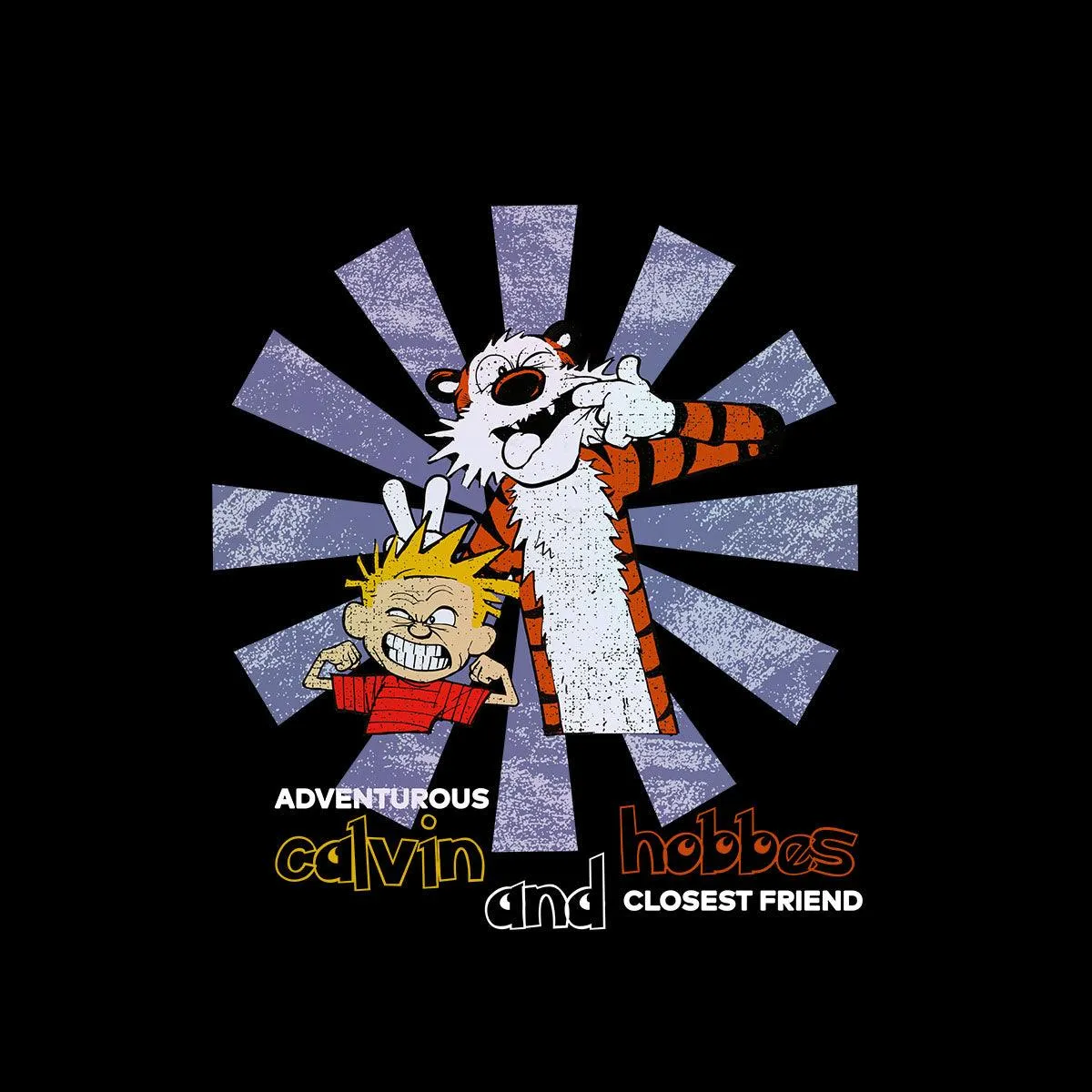 Calvin and Hobbes Retro Adventure T-shirt