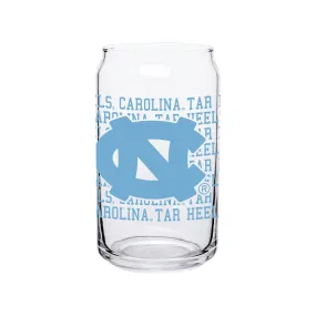 Carolina Tar Heels 16oz Can Shaped Pint Glass