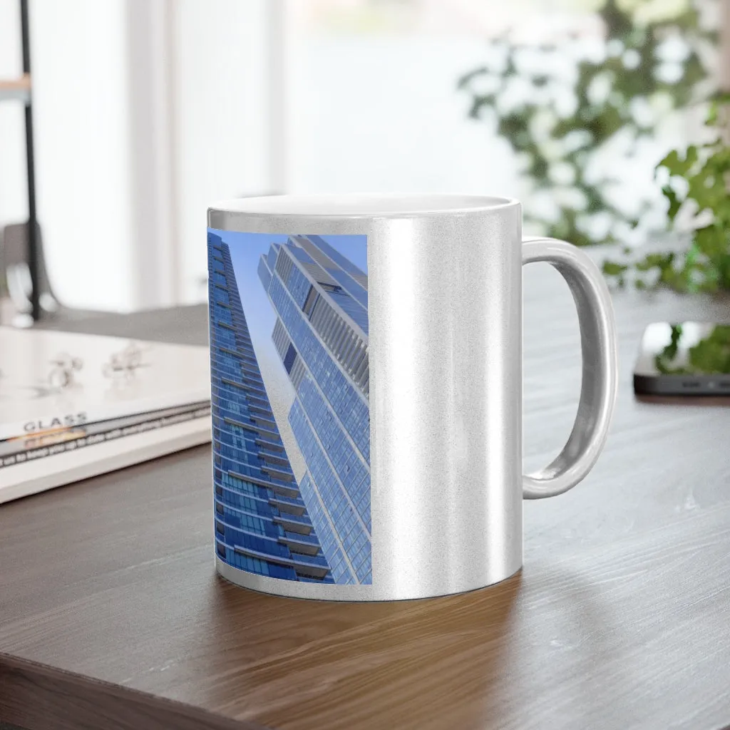 Chicago Skyline Metallic Mug (Silver / Gold)