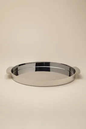 CHROME ROUND TRAY