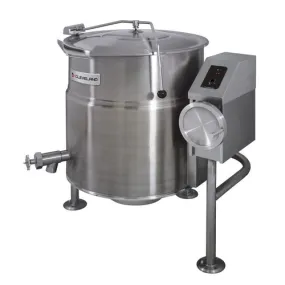 Cleveland KEL40T Electric Tilting Kettle with 40-Gallon Capacity and Steam Jacket