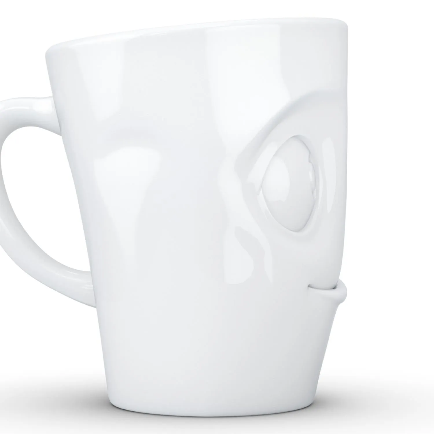 Coffee Mug with Handle, Tasty Face