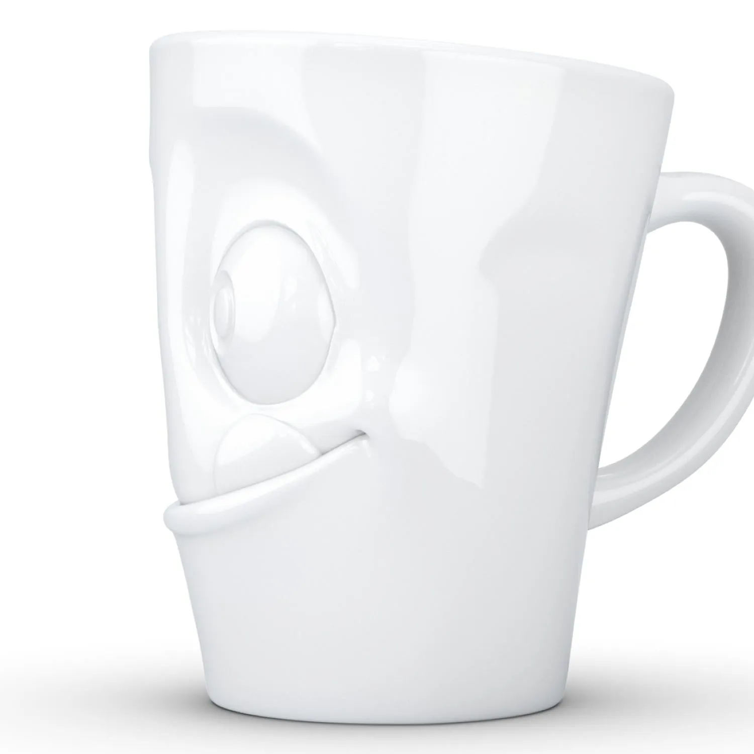 Coffee Mug with Handle, Tasty Face