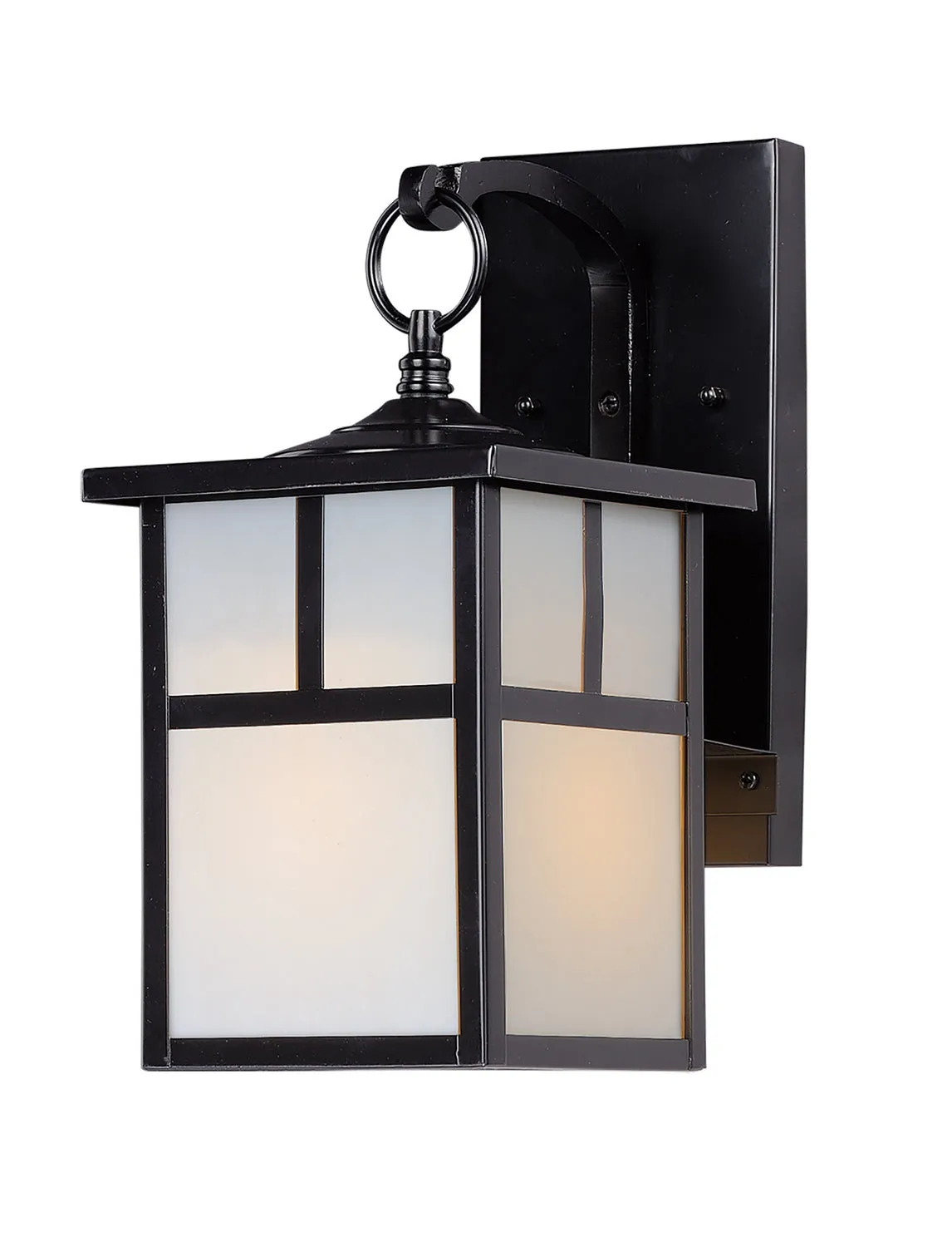 Coldwater 1-Light Outdoor Wall Lantern in Black