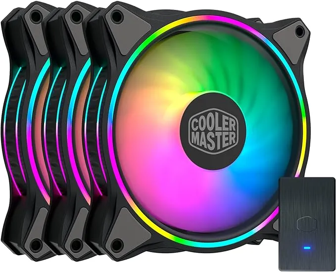 Cooler Master MasterFan MF120 Halo Fan, Duo-Ring Case Fan