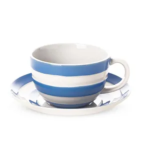 Cornishware Cornish Blue Breakfast Cup & Saucer